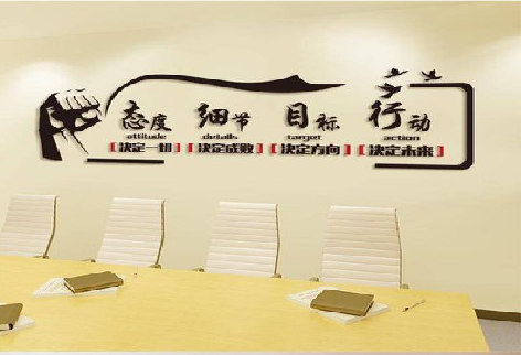 甘洛企业文化墙主要展示什么？