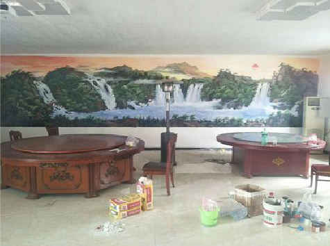 甘洛墙绘-写实风景