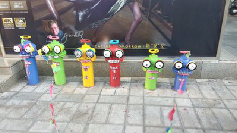 甘洛商业区彩绘