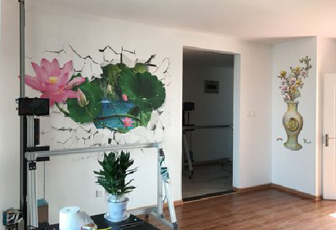 甘洛墙体彩绘相比墙纸的优势。