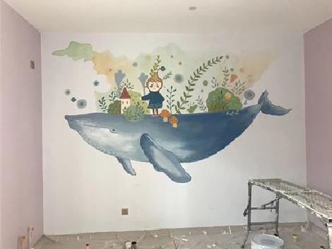 甘洛手绘墙的特点及优势。